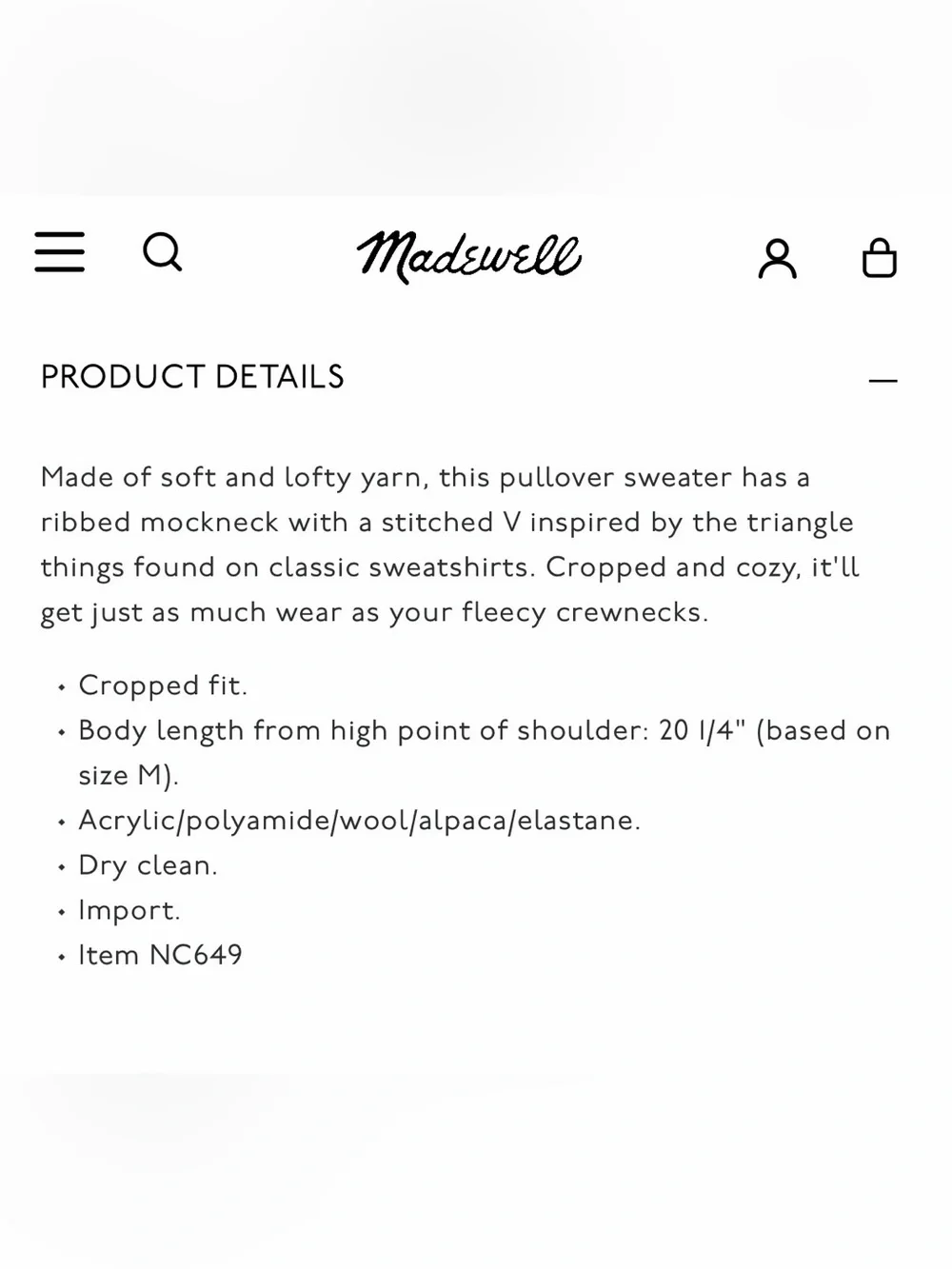 Madewell made soft